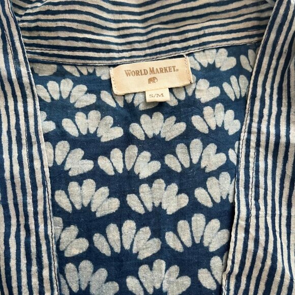 Bohemian Asian Inspired Print Dress - Picture 3 of 5